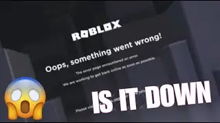 IS ROBLOX DOWN(2024)