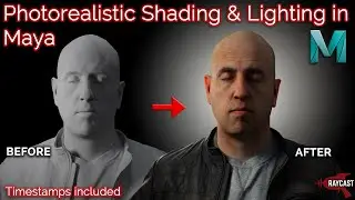 Photorealistic Shading & Lighting in Maya - With Timestamps!