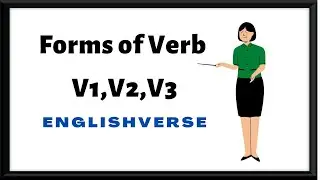 Verb की V1, V2 ,V3 form .|English grammar|vocabulary| daily speaking English ||EnglishVerse ||