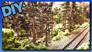 The secret of these 600 realistic trees - fast and super cheap       #modelbuilding  #modelrailroad
