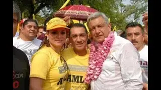 Circulan fotos de AMLO con Abarca en las redes