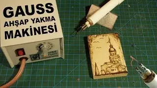 GAUSS Wood Burning Machine (Pyrography Art Maiden's Tower)