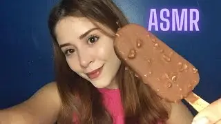 ASMR EATING SOUNDS COMENDO PICOLE *MUKBAN* SONS CROCANTES DE MASTIGAÇÃO