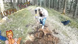 We found a pipe under the ground in the forest