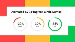 How to use Circular Progress bar jQuery Plugin in Bangla