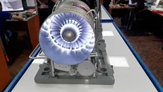 Интерактивный макет газотурбинного двигателя