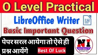 LibreOffice Writer For Practical Exam | Libreoffice tutorial 2021 | Auto correct , Insert Date time