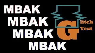 【MBAK】Pure CSS | CSS Text Glitch Animation Effects 