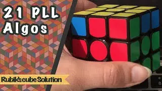Rubik's cube 21 PLL algorithms। CFOP| In Hindi | Complete PLL Guide