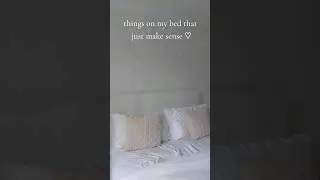 things on my bed that just make sense ♡ 🛏🌙 #shorts #justmakesense #cloudbed #beige | Claudia Greiner