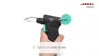 JBC I AP250 Manual-Feed Soldering Iron: How-to regulate the feeder nozzles