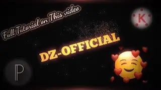❤❤Golden text intro editing🥰🥰🥰 Full tutorial by Denger Zone OFFICIAL ❤❤ thaku for your support