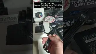 Защита от потребителя! 125W TDP CPU. Support Only CPU up to TDP 125W. Do Not Overclock! 