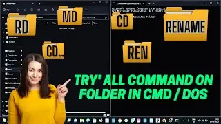 Learn MD, CD, RD, and REN Commands in MS-DOS | How to Create Folders and Sub-Folders