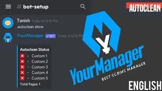 [English] Auto remove ID Pass role and delete registration messages | Autoclean | YourManager
