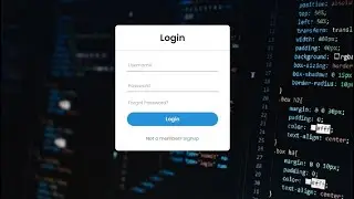 Login Page HTML, CSS Template with Source Code Free Download