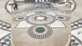 Полы в храм из мрамора - компания ISAKIDIS GRANITES