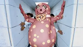 Mr Blobby in Jamiroquai's Virtual Insanity Video