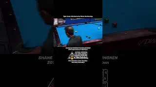 Shane Van Boening close range jump shot with position.