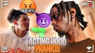 ACTING HOOD PRANK ON 