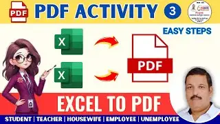 EXCEL TO PDF कैसे बनाएं |HOW TO CONVERT EXCEL TO PDF |PDF USE FOR FREE