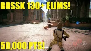 Star Wars Battlefront 2 - HUGE Bossk 80+ Killstreak! | 53,000 Score & 130+ ELIMINATIONS!