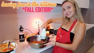 fall bake with me - pumpkin muffins!!!!!