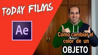 Como cambiar el color a un objeto con Adobe After Effects CC 2018