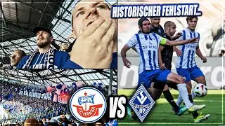 HISTORISCHER FEHLSTART IN LIGA 3 GEHT WEITER... Hansa Rostock - Waldhof Mannheim Stadion Vlog