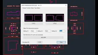 Autolisp - FastLisp#10 (Tool  Add Dimension For Plan So Fast)