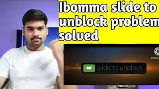 ibomma slide to unblock problem in ap fibernet |Sai Prasad Tech Magic|