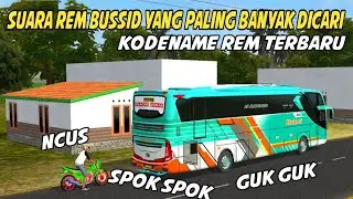 CARA MENGUBAH SUARA REM BUSSID | KODENAME REM BUSSID TERBARU