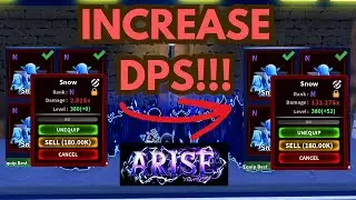 How To INCREASE SHADOW DAMAGE In Arise Crossover! | Roblox
