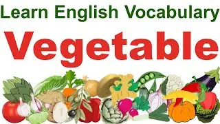 Vegetable in English | Learn English Vocabulary #vegetablenames