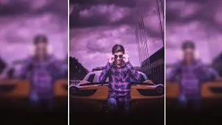 PicsArt car background manipulation editing tutorial.