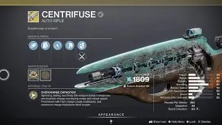 NEW Arc Auto Rifle Centrifuse Preview [Destiny 2]