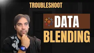 Troubleshoot Data Blending in Tableau Part 1( Unsupported Agg.& Asterisks errors)