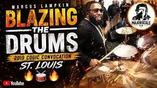 Marcus Lampkin - Blazing The Drums At the Cogic Convocation St. Louis 🔥🥁
