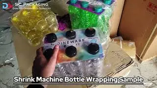 Shrink Tunnel Machine for Bottle Wrapping | Heat Shrink Wrap Demo |SC PACKAGING | Packaging Machine