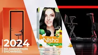 3D Product Animation Showreel - 2024 Renderly (Blender)