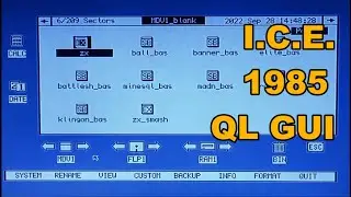 Yes, the Sinclair QL had a GUI, and it was Spectacular!