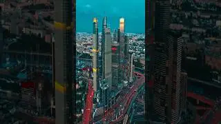 Полет по Москве Moscow 4k 