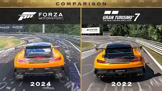 NEW TRACK: Nordschleife ❯ Forza Motorsport 🆚 Gran Turismo 7 | Comparison | Only 1 Lap