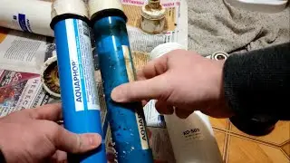 Доработка и замена разборной мембраны KO-50S фильтр Аквафор Морион DWM-101S.