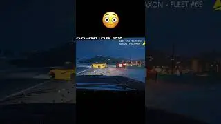 Car Crashes Into Traffic Stop 😳😬