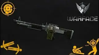 warface -  абзор аружиа  M60E4