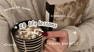 🎀20 personal life lessons🥯🎀