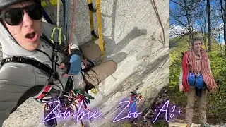 Aid Climbing "Zombie Zoo" A3+ R | Looking Glass, NC