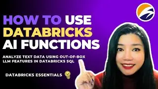 How to use #Databricks AI Functions to analyze your text data with out-of-box Gen AI features
