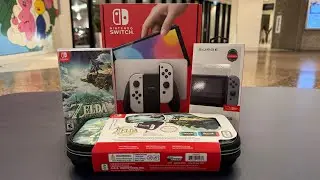 Nintendo Switch OLED Распаковка